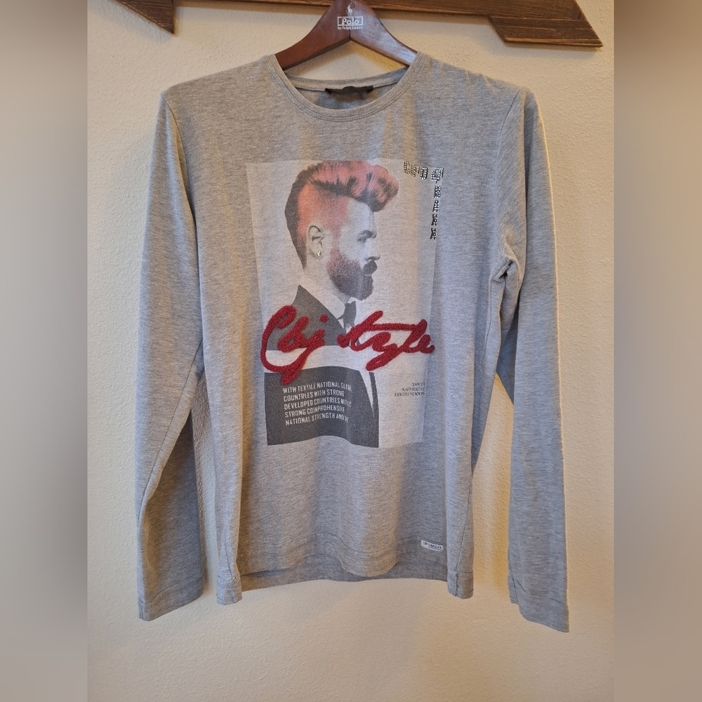 CIPO & BAXX PREMIUM PULLOVER L/S T-SHIRT  SLIM EU PUNK Size S
